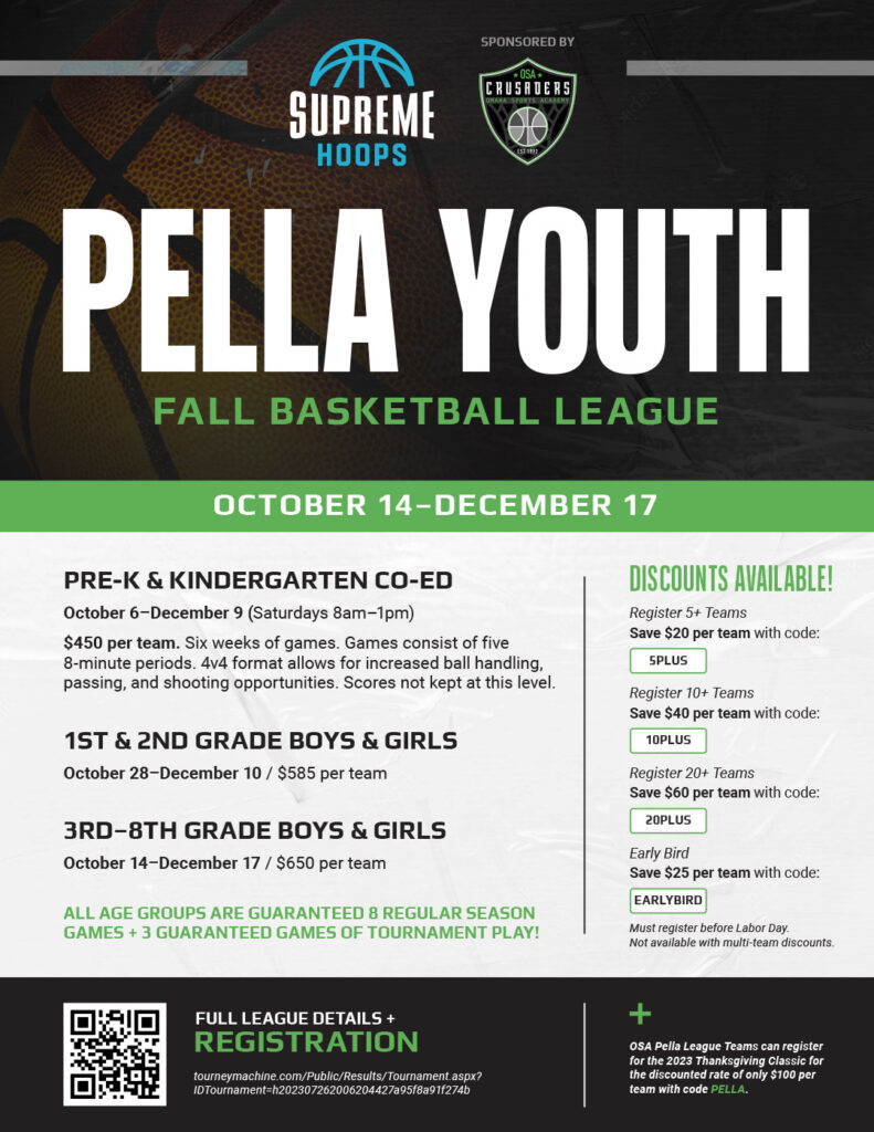pella youth fall league